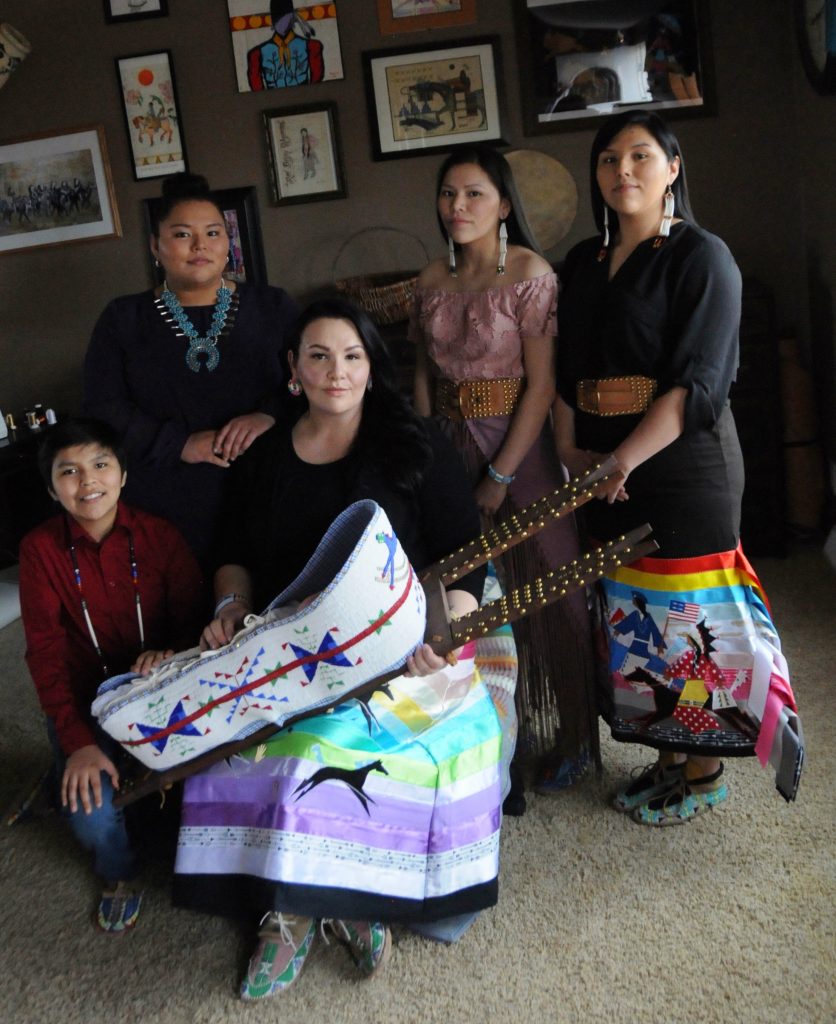 Norma with her children. Photo/Keya Clairmont