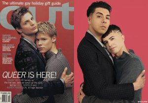 Sean Snyder and Adrian Stevens for Out Magazine