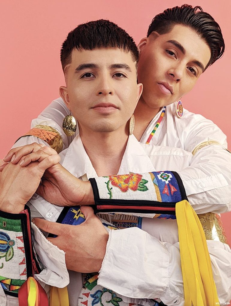 Sean Snyder and Adrian Stevens for Out Magazine