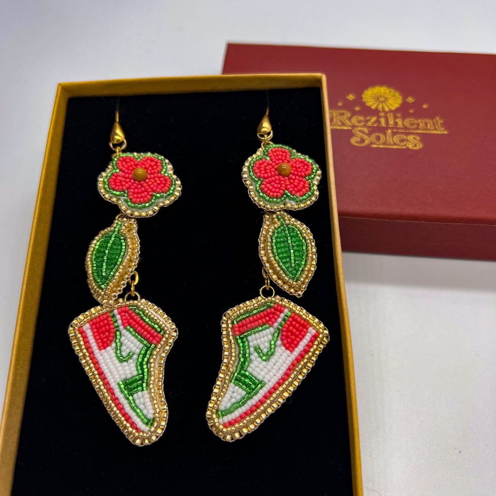 Rezilient Soles sneaker earrings