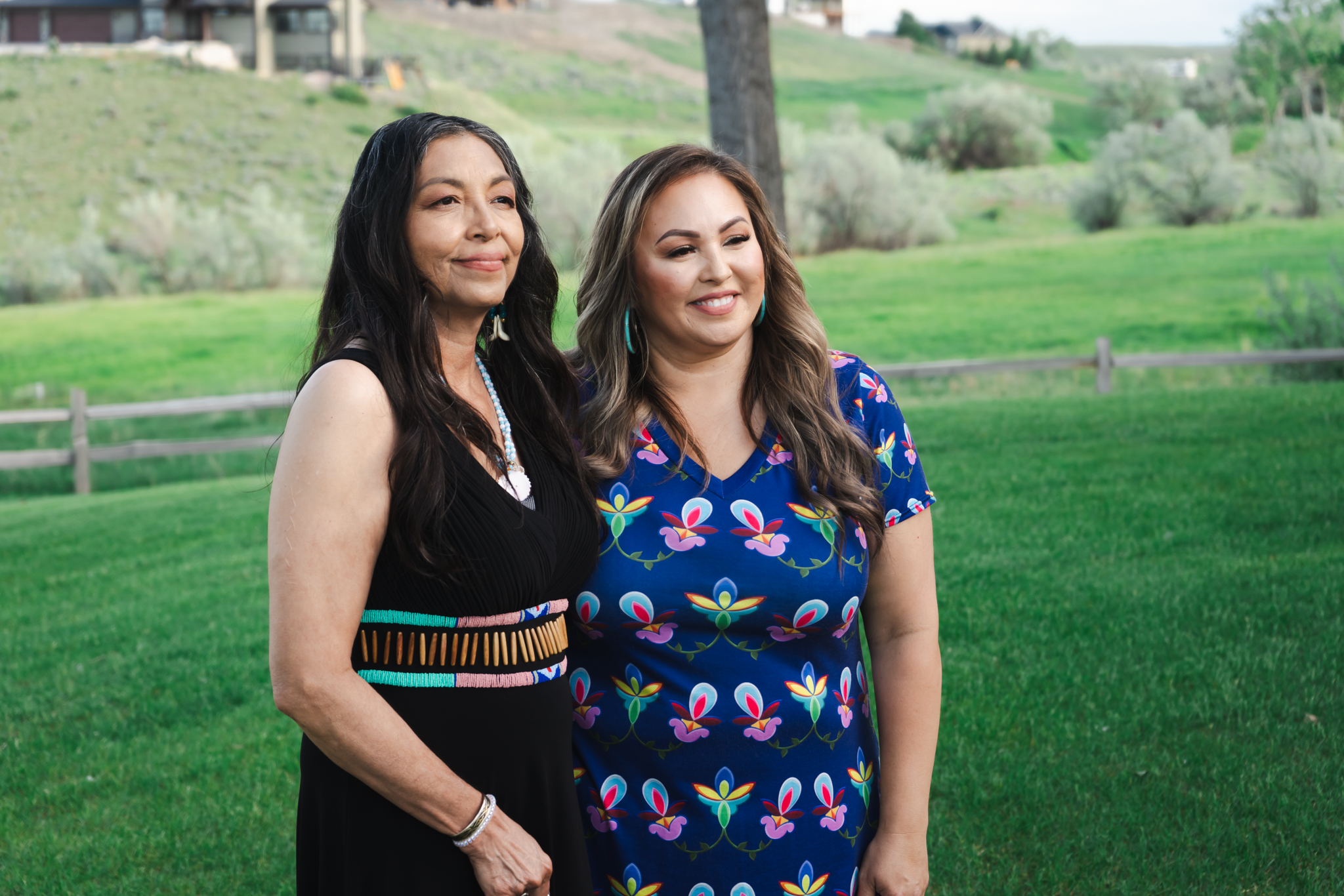 Angela Howe and her aunt Jonella Hill