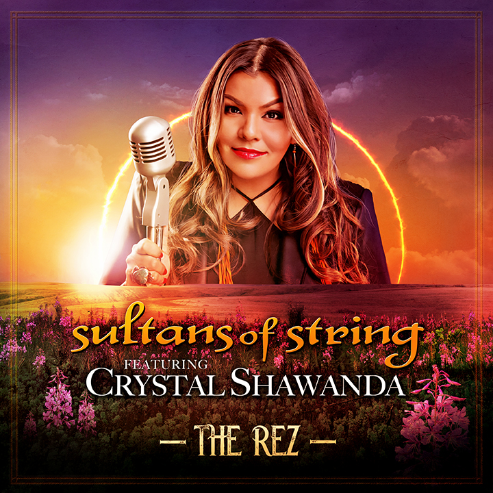 Crystal Shawanda's single cover graphic for song titled "The Rez"