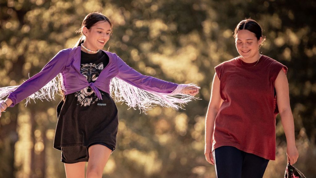 Isabel Deroy-Olson and Lily Gladstone in 'Fancy Dance'