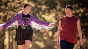 Isabel Deroy-Olson and Lily Gladstone in 'Fancy Dance'